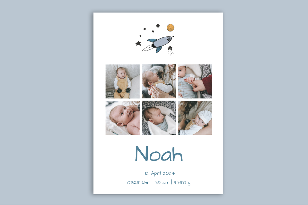 Poster zur Geburt «Noah»