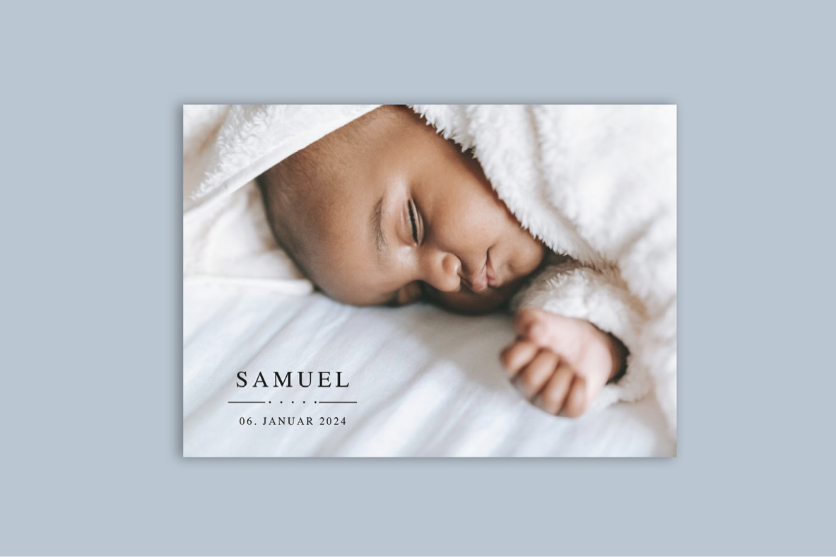 Poster zur Geburt «Samuel»