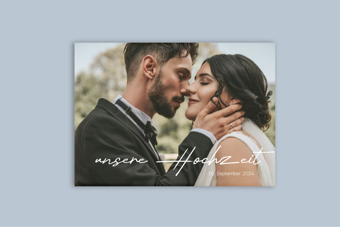 Poster zur Hochzeit «Wedding»