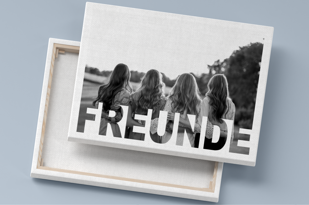  Fotoleinwand «Freunde»