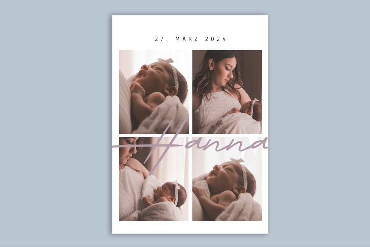 Poster zur Geburt «Hanna»