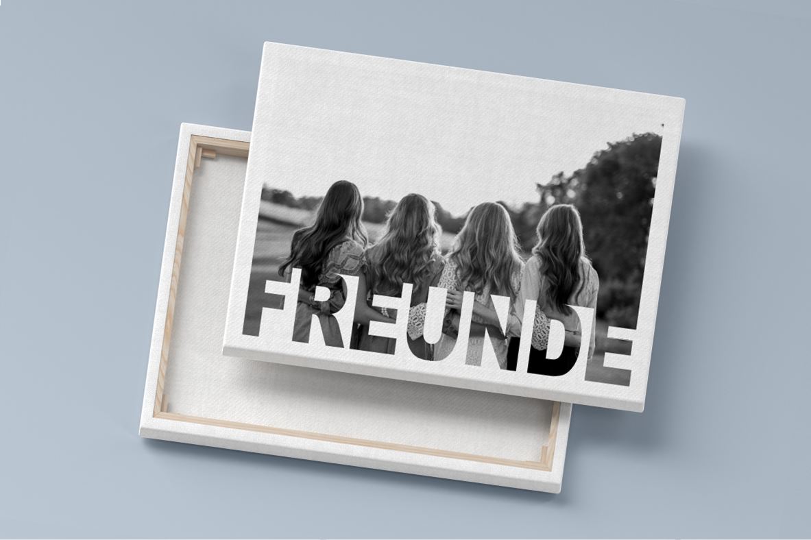  Fotoleinwand «Freunde»